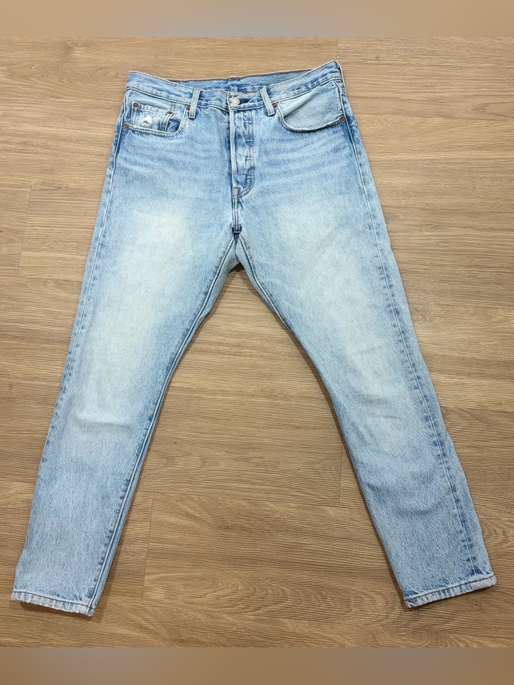 LEVI’S PREMIUM 501 S Skinny Light Wash High Rise Jeans W29 L28